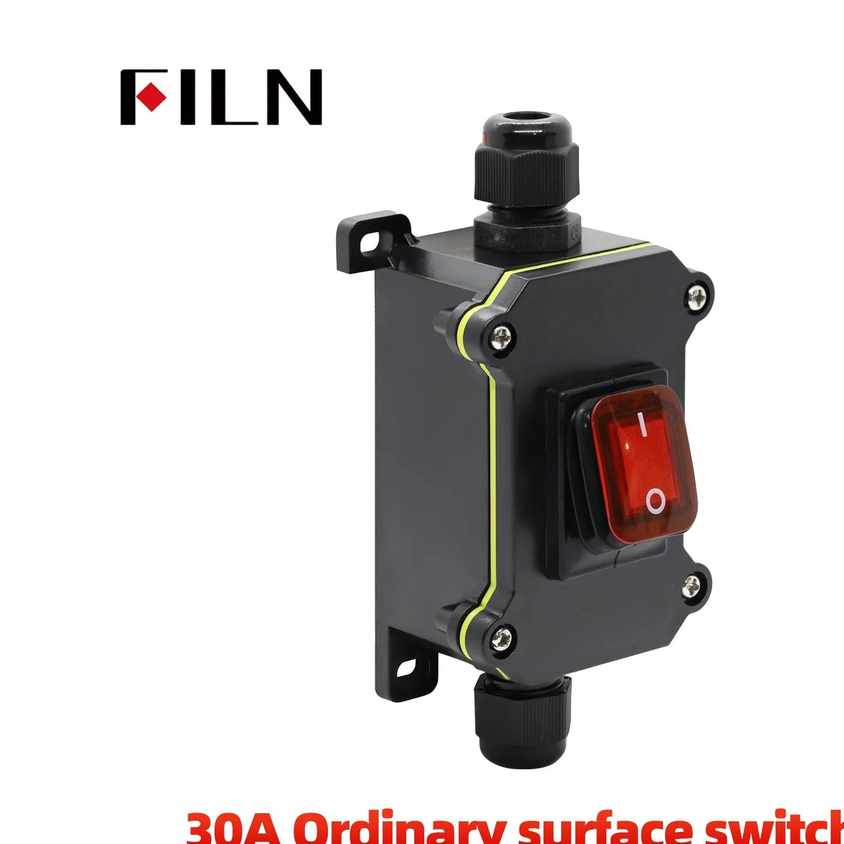 Interrupteur à Bascule Étanche LED – 12V / 24V / 220V Universel