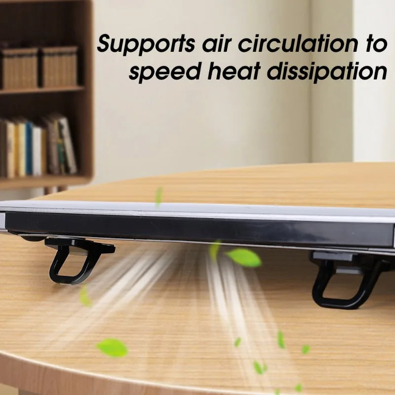 Supports d'Ordinateur Portable Pliables – Lot de 2, Compacts et Ergonomiques