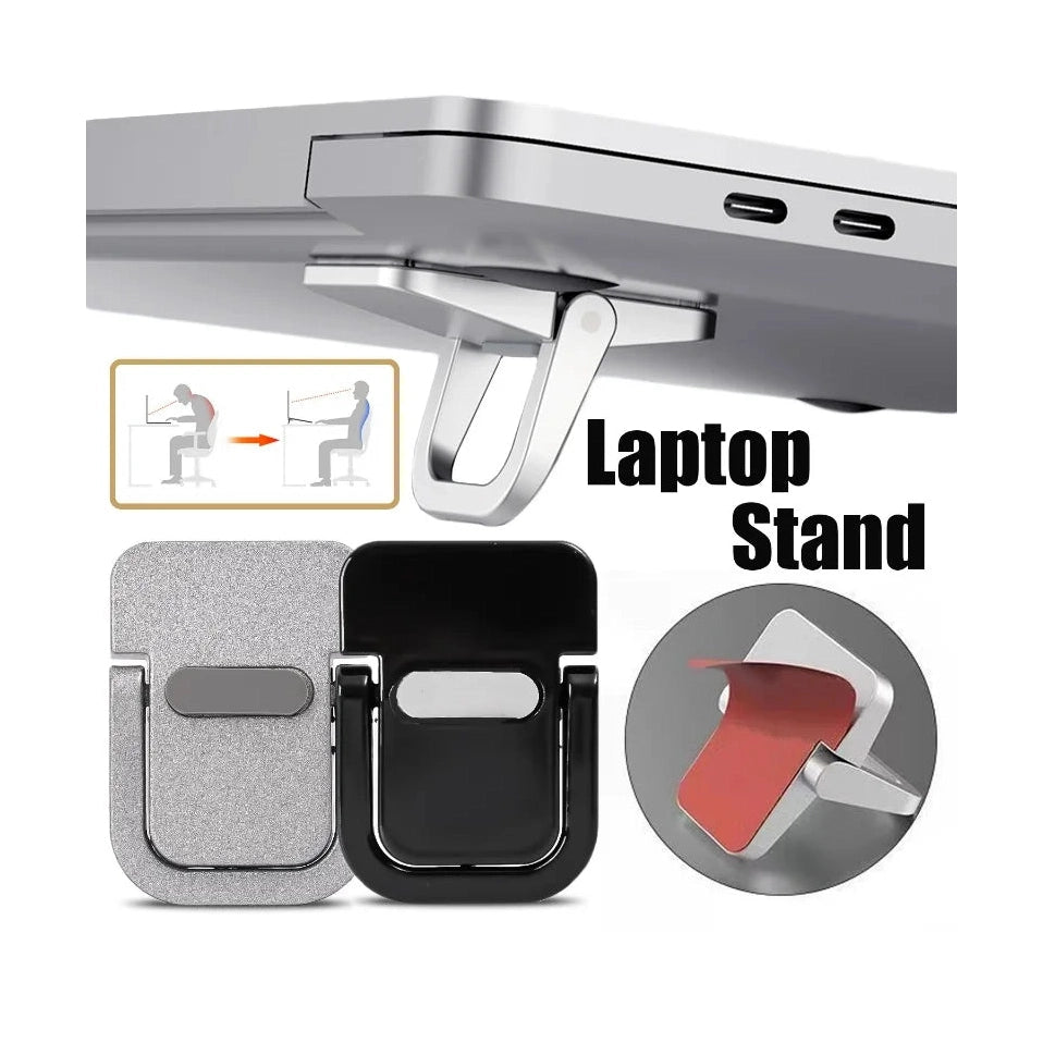 Supports d'Ordinateur Portable Pliables – Lot de 2, Compacts et Ergonomiques